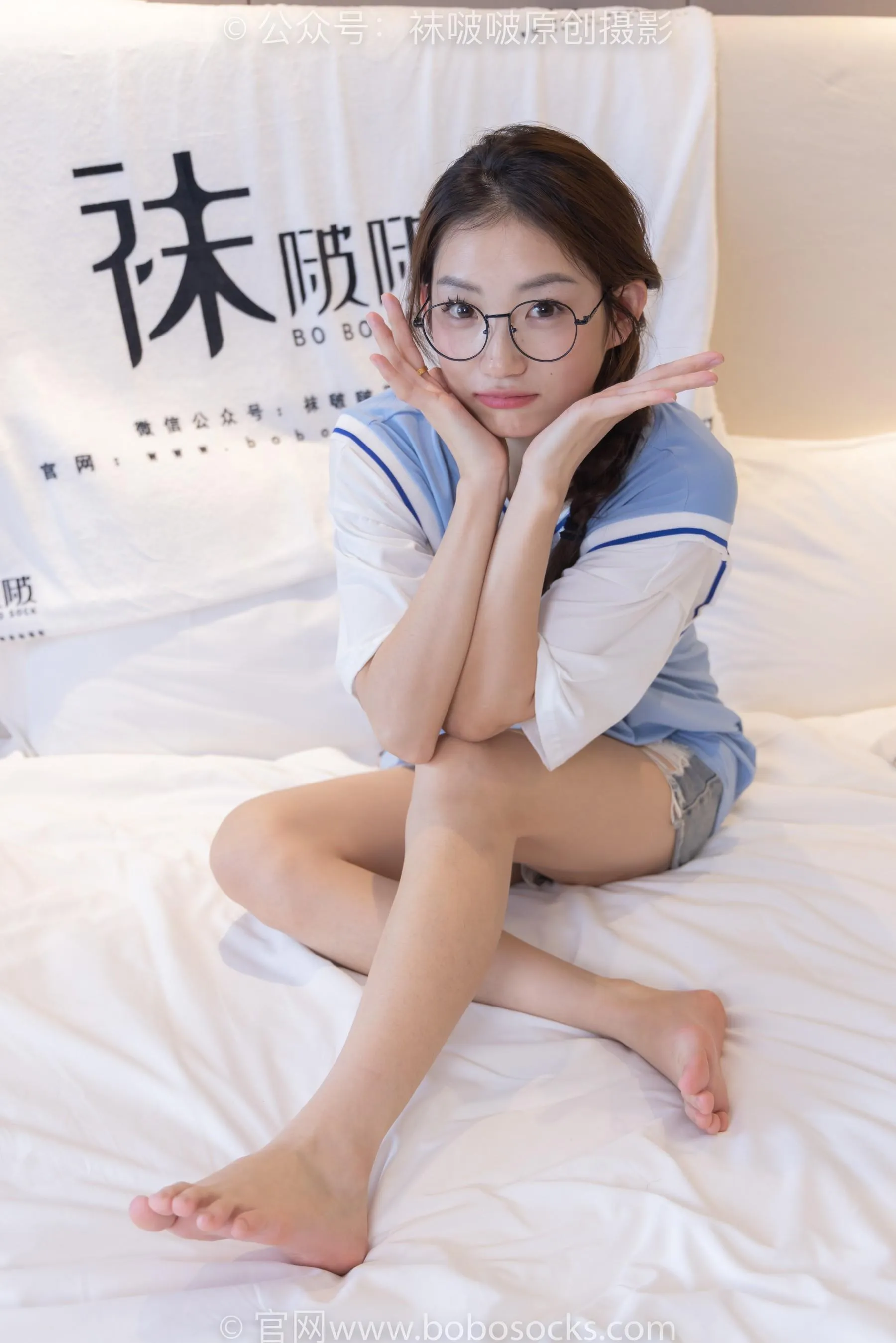 [BoBoSocks袜啵啵]NO.217 小沫-高跟鞋、皮鞋、短肉丝、自然穿脏白棉袜[23] [57P]插图